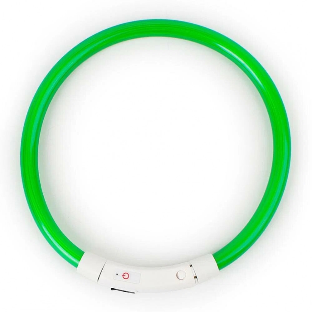 СВЕТЯЩИЙСЯ ОШЕЙНИК для собак M 40-50см силикон usb-зарядка PerseiLine ОС-1