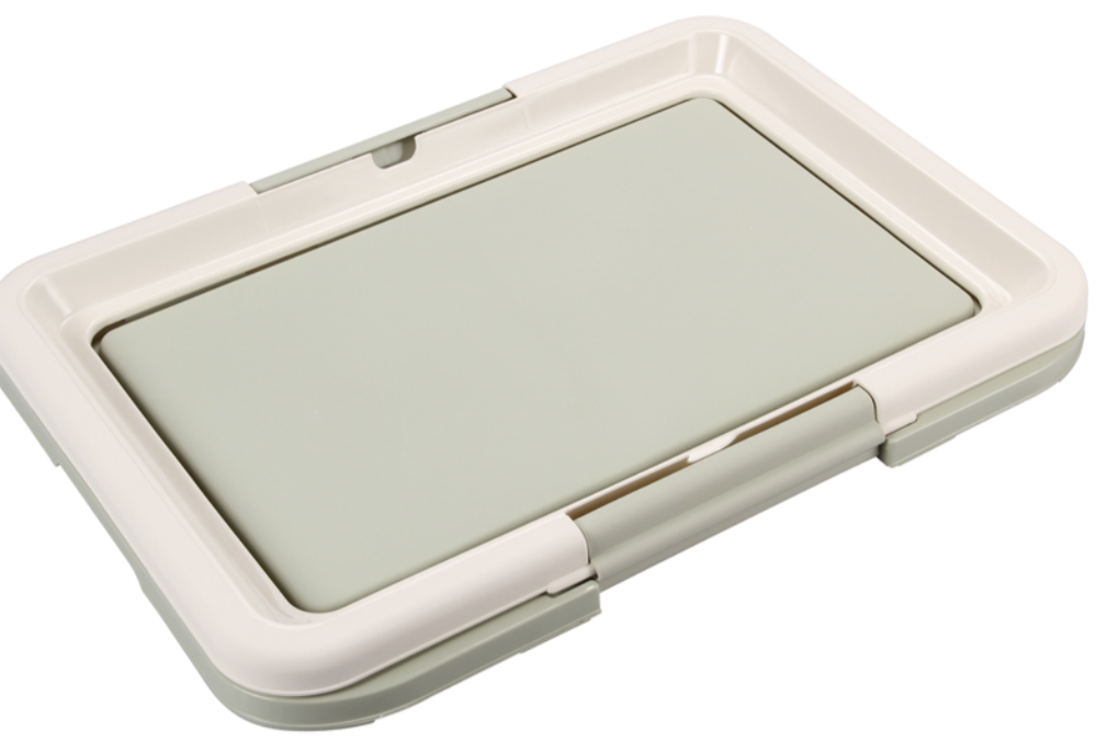 Туалет для собак &quot;Интерьер&quot; M, оливковый/белый, 480*420*40мм, серия HYGIENE, Triol