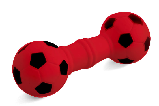 Игрушка для собак "Гантель футбольная", 170мм, Triol