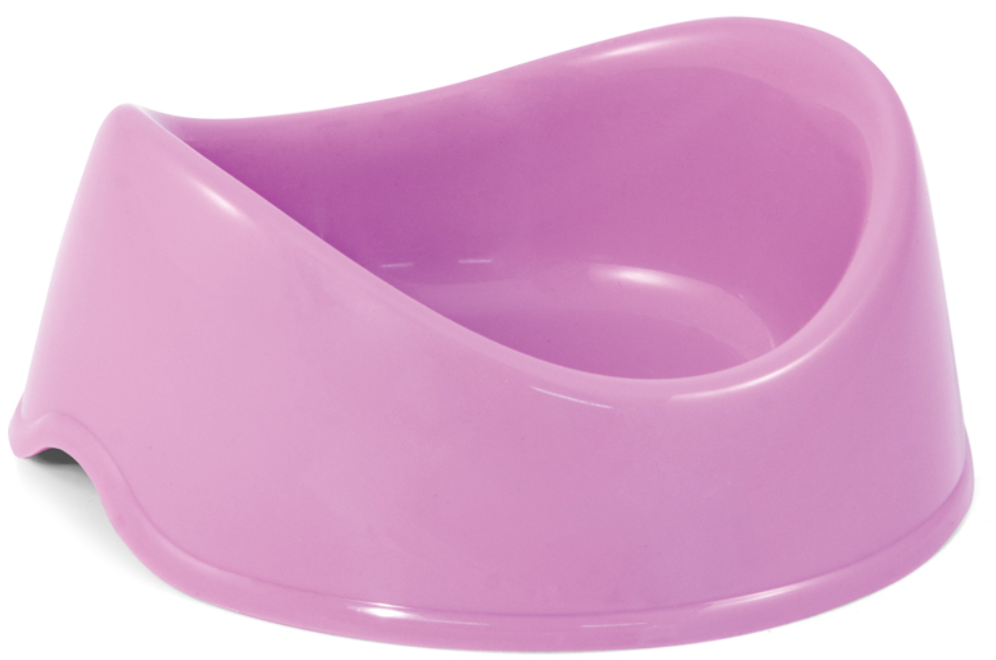 Миска для кошек и собак Triol пластиковая "Бисквит", 0,15л. сиреневая