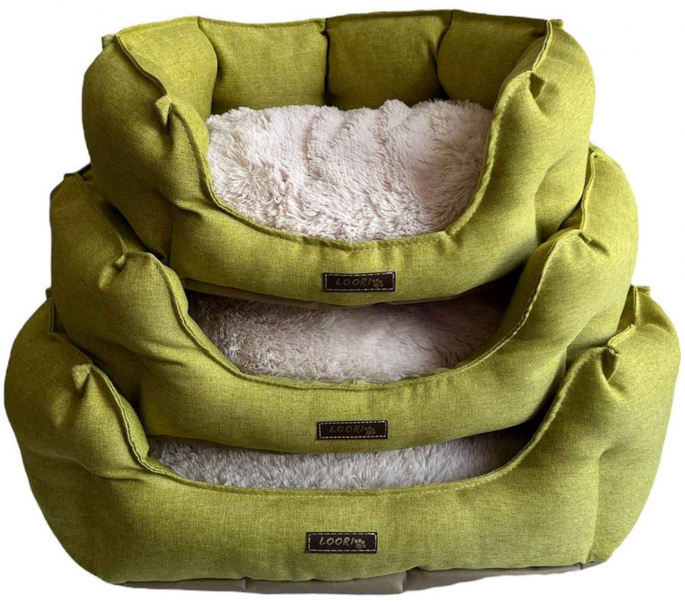 10669 Лежанка Лури оливковый LIDER 58*48*22