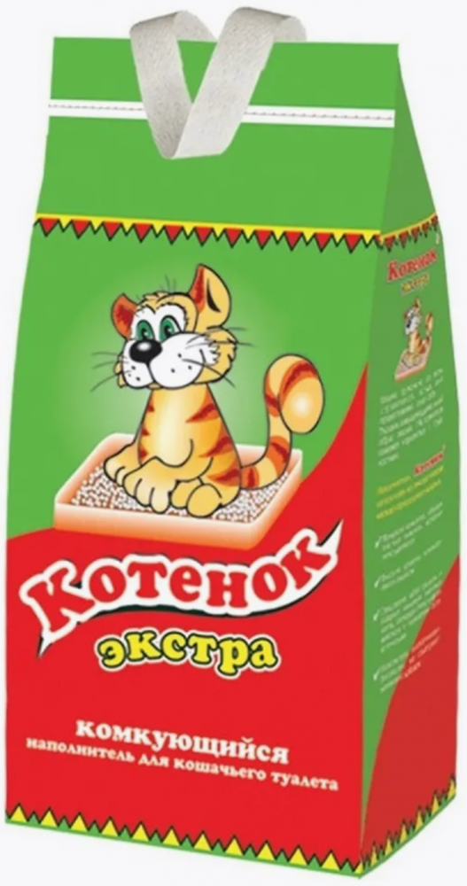 Наполнитель Котенок Эталон Комкующийся 5 л