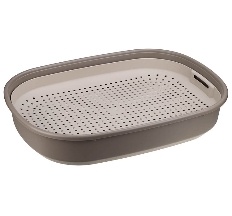 Туалет Моськи авоськи для кошек ЛЯ-МУРР 465х345мм с сеткой капучино