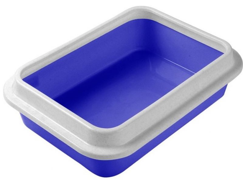 Туалет (Сибирская кошка) Мяус с бортиком (40*30*9)