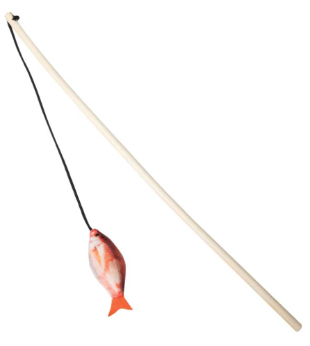 Игрушка-дразнилка для кошек "Красноперка", 75/400мм, Trio