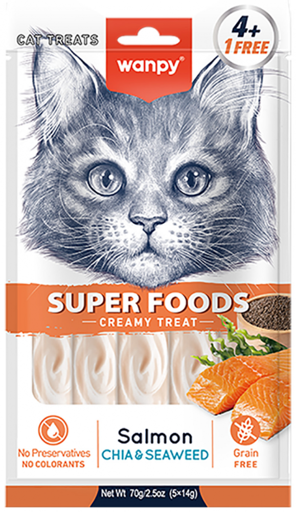 Wanpy Cat Лакомство для кошек &laquo;нежное пюре&raquo; из из тунца с клюквой 70 г