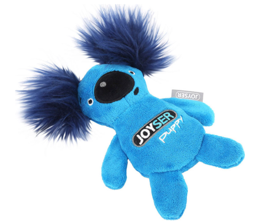 Joyser Puppy Игрушка Коала для собак, со сменной пищалкой, S, голубая, 15 см