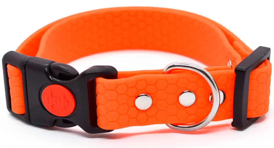 Ошейник из биотана PerseiLine, влагостойкий, БИОТАН М многоразм С ФИКСАТОРОМ 20" 28-45 см