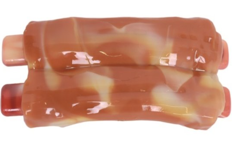 M-Pets Игрушка для собак Карнивор ребрышки, вкус бекона, 12.4x6.1x3.5 см