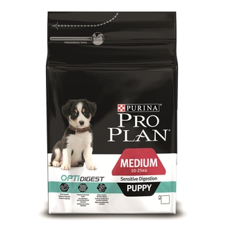Корм Purina Pro Plan для щенков средних пород с чувствительным пищеварением с ягненком