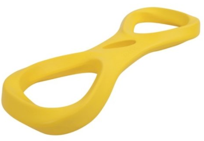 M-PETS Игрушка для собак AIR TOSS перетяжка, 13,3х34,4х3,1 см, цвет жёлтый