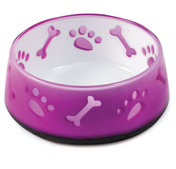 Миска пластиковая на резинке утяжеленная "Градиент", 0,3л, Triol