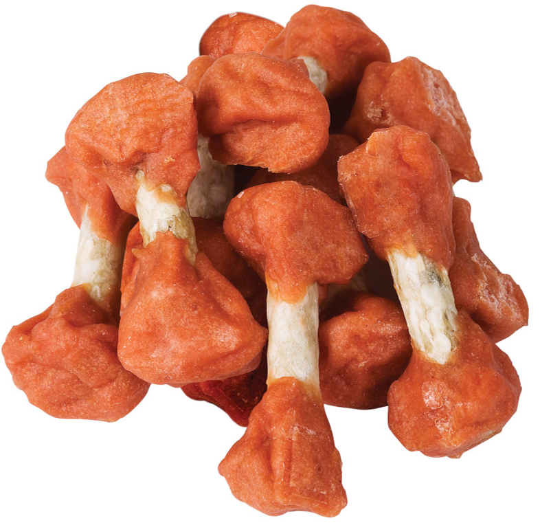 Лакомство для собак Деревенские лакомства Куриные косточки жевательные (100% мясо) 90 г