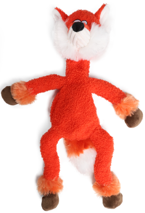 Игрушка для собак Лисица с верёвкой 41см, серия PLUSH FRIENDZ, GiGwi