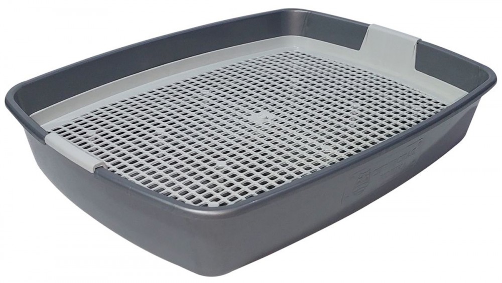 Туалет (Сибирская кошка) Мяус с сеткой высокие ножки (40*30*7)