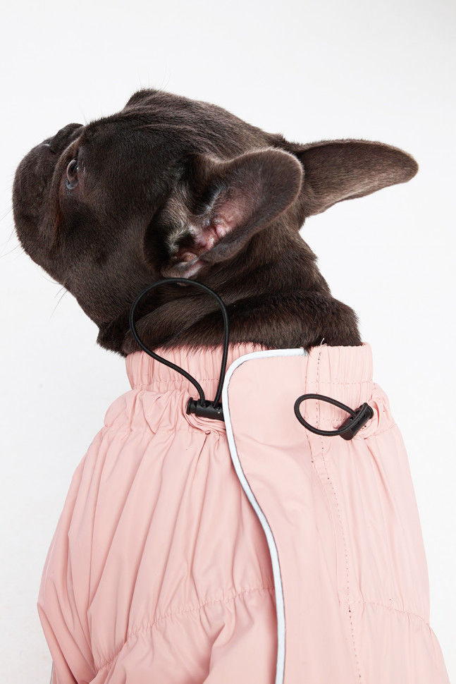 Дождевик LionPets Французский бульдог LPK9025-121 на девочку Цвет: Пудровый