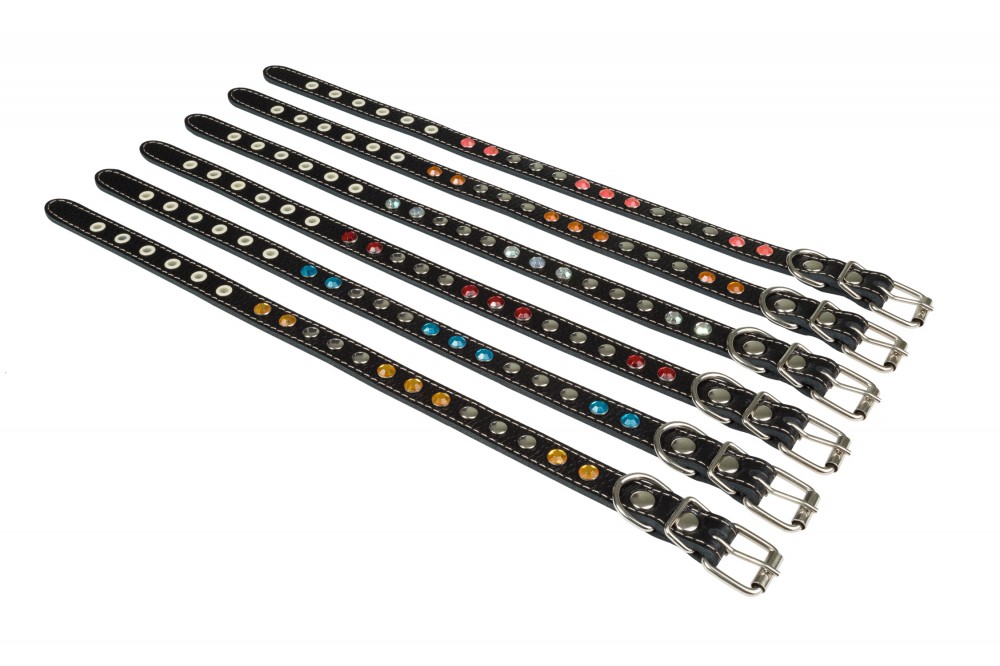 Ошейник №17 украшенный. Цвет в ассортименте