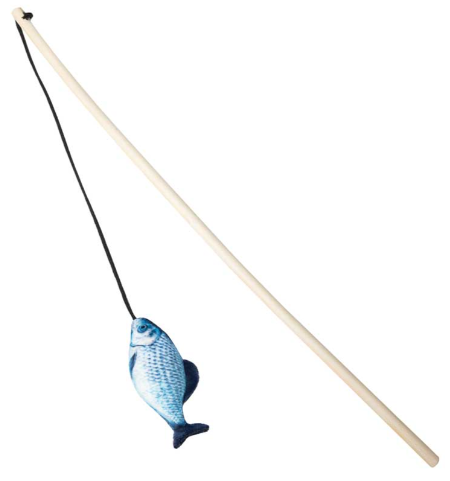 Игрушка-дразнилка для кошек "Карасик", 75/400мм, Triol