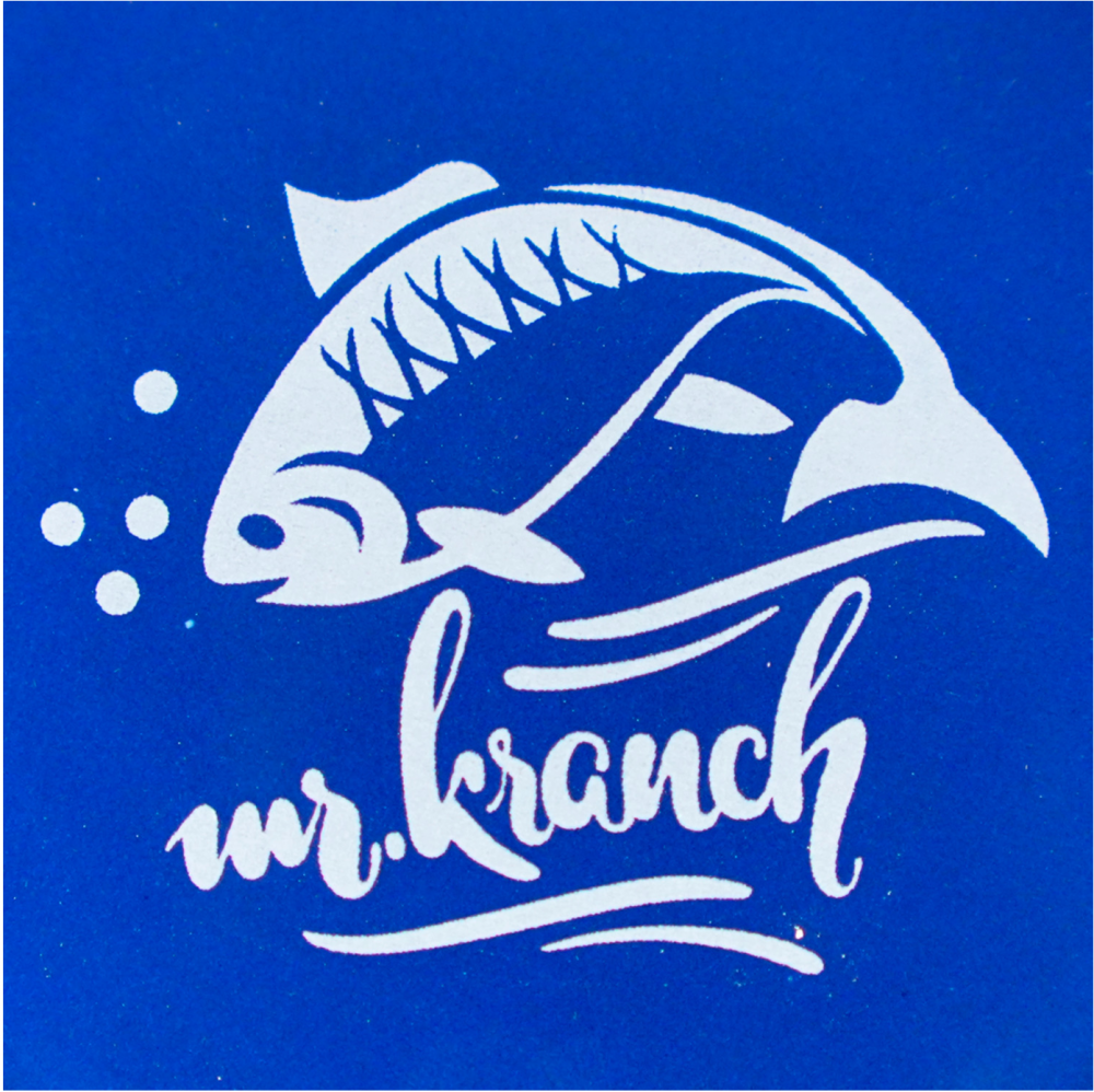 Миска Mr.Kranch керамическая для кошек 200 мл Форель, синяя