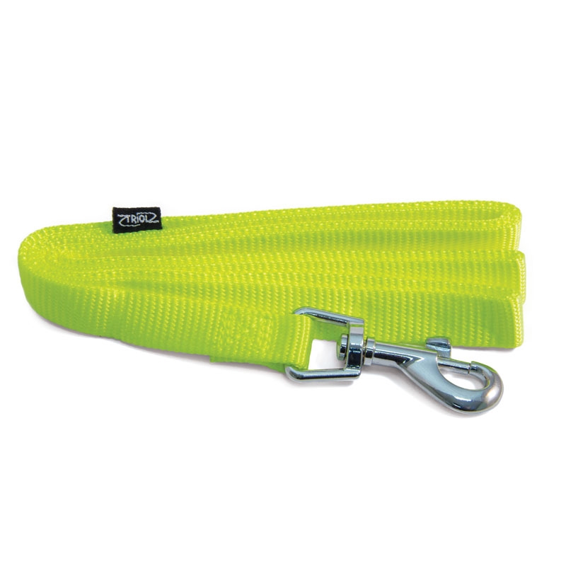 Triol комплект мягкая шлейка-жилетка и поводок нейлоновый, размер M, обхват груди 400 мм, поводок 15х1200 м, неоново-желтый