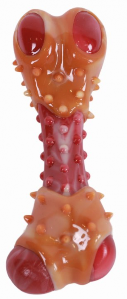 Игрушка для собак Карнивор кость, вкус бекона, красная, MPets