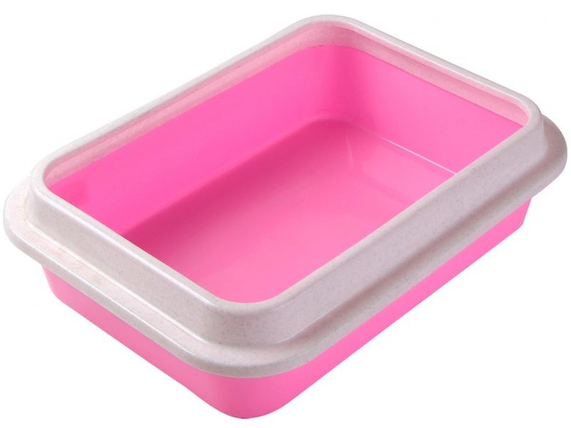 Туалет (Сибирская кошка) Мяус с бортиком (40*30*9)