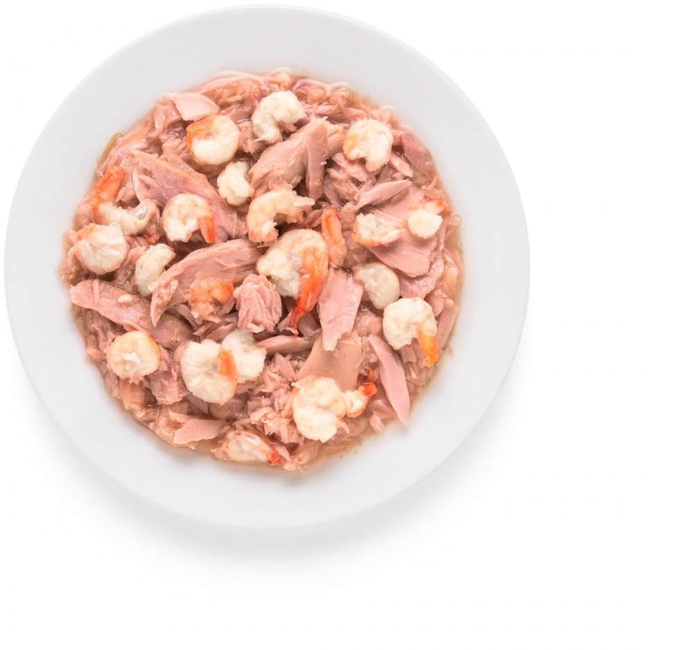 Консервы Grandorf для кошек "Филе тунца с креветками" 70 г