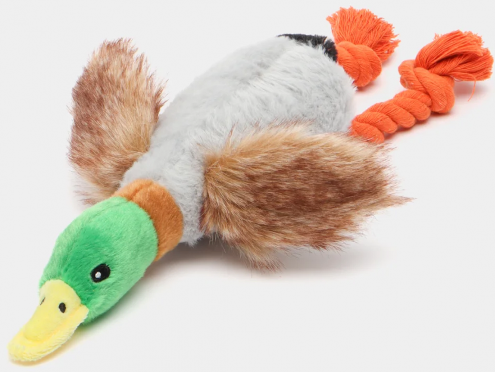 Мягкая игрушка &laquo;Утка с пищалкой&raquo; для собак