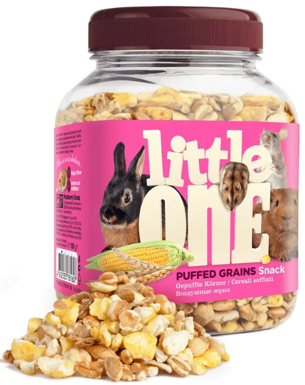 Лакомство Little One Воздушные зерна для грызунов 70 г