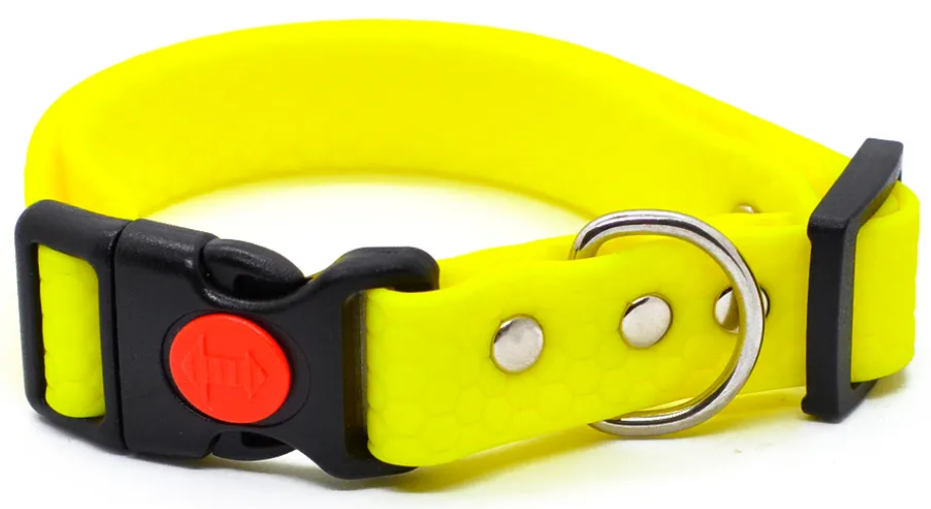 Ошейник из биотана PerseiLine, влагостойкий, БИОТАН М многоразм С ФИКСАТОРОМ 20" 28-45 см