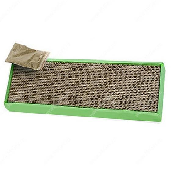 Когтеточка Триол гафрокартон с кошачьей мятой СРЕДНЯЯ, 500x240x35мм