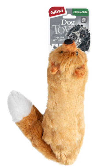 Игрушка для собак Лиса с большой пищалкой 63см, серия CATCH &amp; FETCH