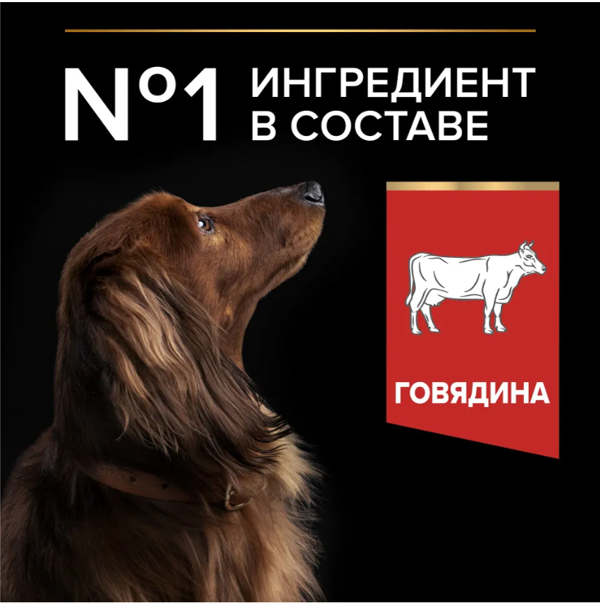 Корм Purina Pro Plan Duo Delice для собак мелких пород с говядиной и рисом