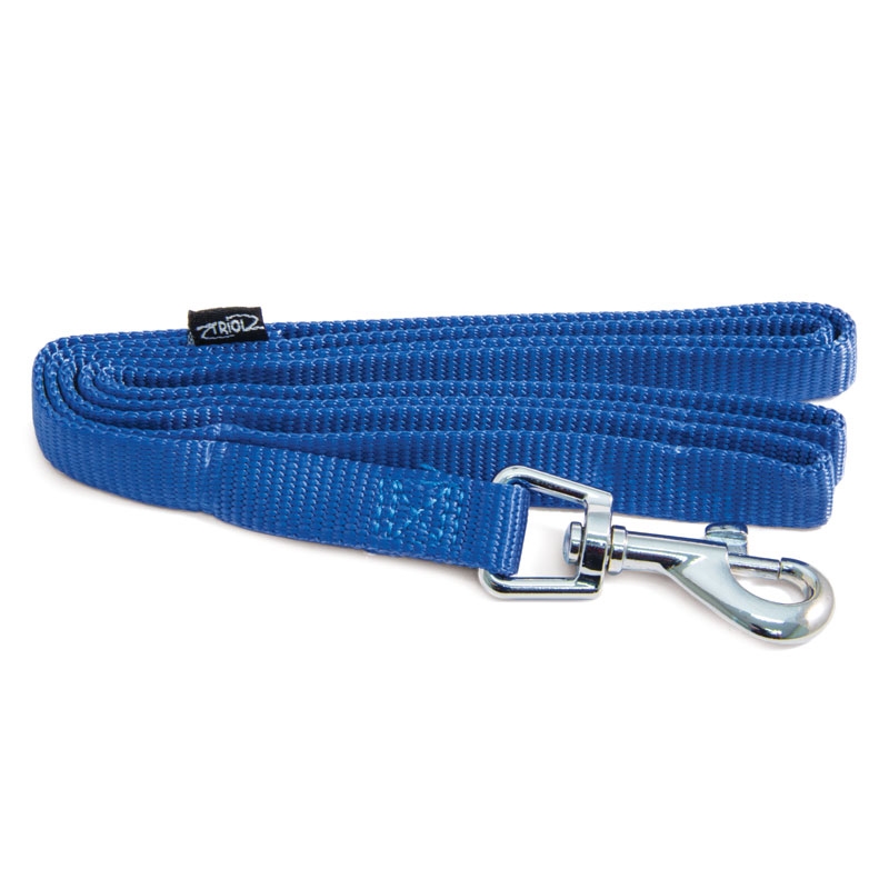 Triol комплект мягкая шлейка-жилетка и поводок нейлоновый, размер S, обхват груди 350 мм, поводок 15х1200 мм, синий