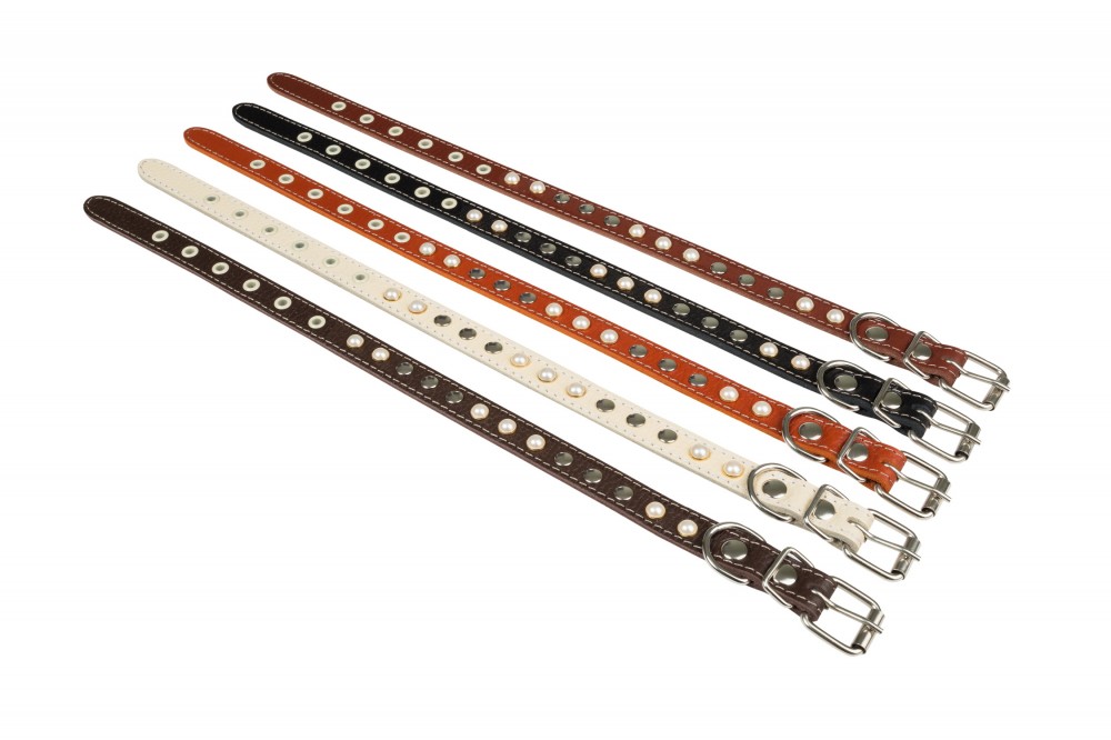 Ошейник №17 украшенный. Цвет в ассортименте