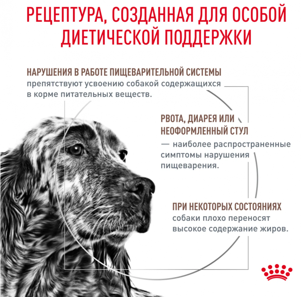 Корм Royal Canin Gastro Intentinal Low Fat Canine для собак при нарушении пищеварения 1,5 кг