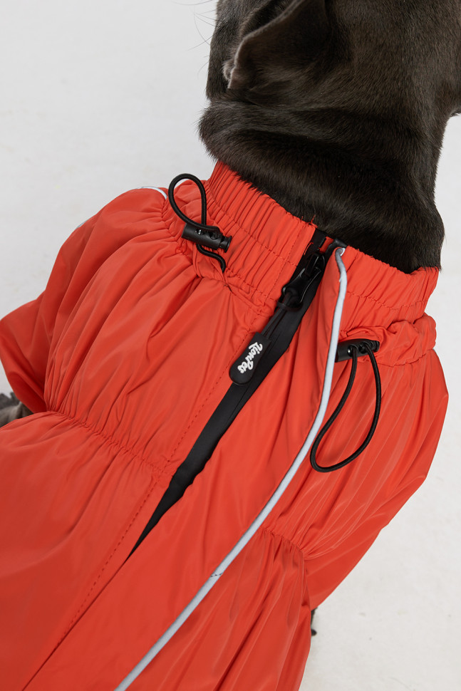 Дождевик LionPets Французский бульдог LPK9025-29 на девочку Цвет: Оранжевый