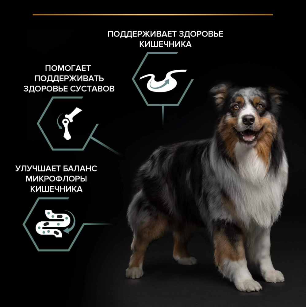 Корм Purina Pro Plan для взрослых собак средних пород с чувствительным пищеварением с ягненком и рис