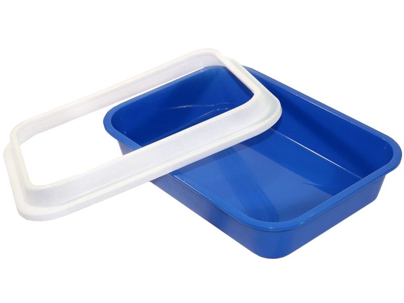 Туалет (Сибирская кошка) Мяус с бортиком (40*30*9)