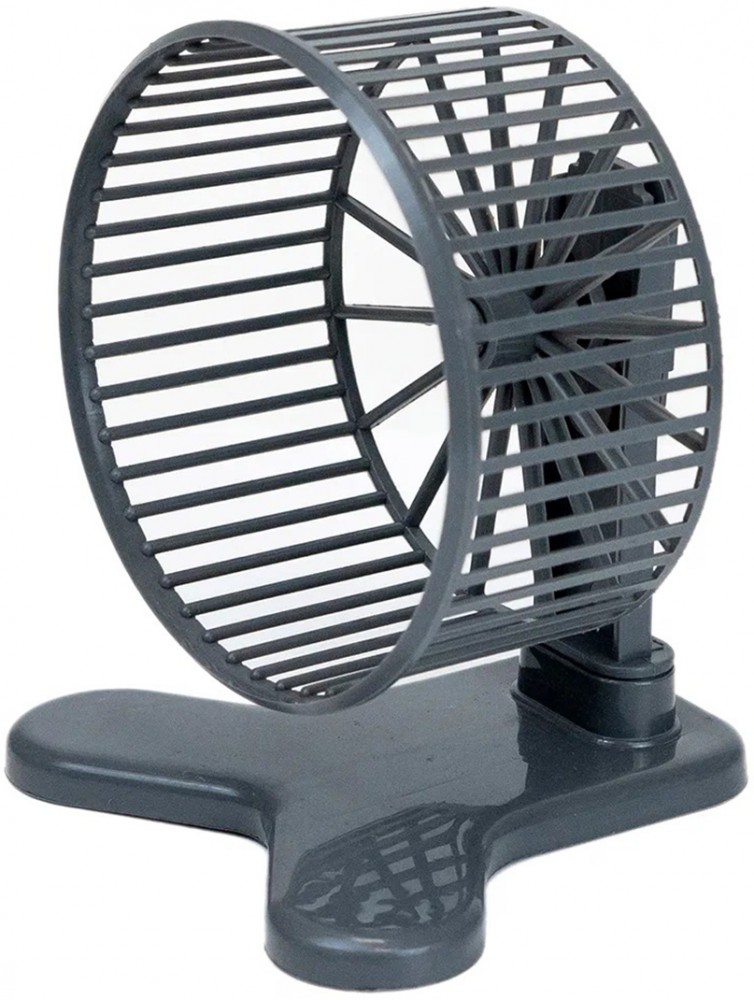 Homepet Колесо беговое для грызунов, с подставкой пластиковое, 9 см