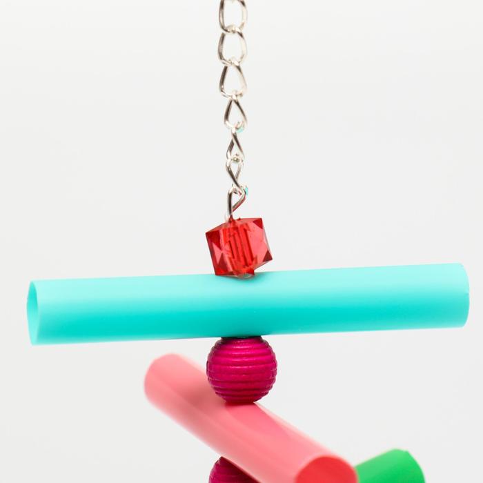 Игрушка для птиц Ступеньки, микс