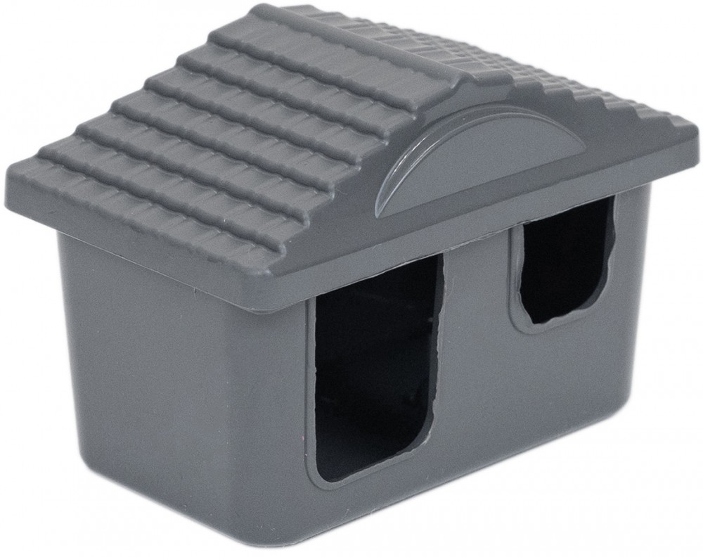 Homepet Домик для грызунов, пластиковый, 11х8х7 см