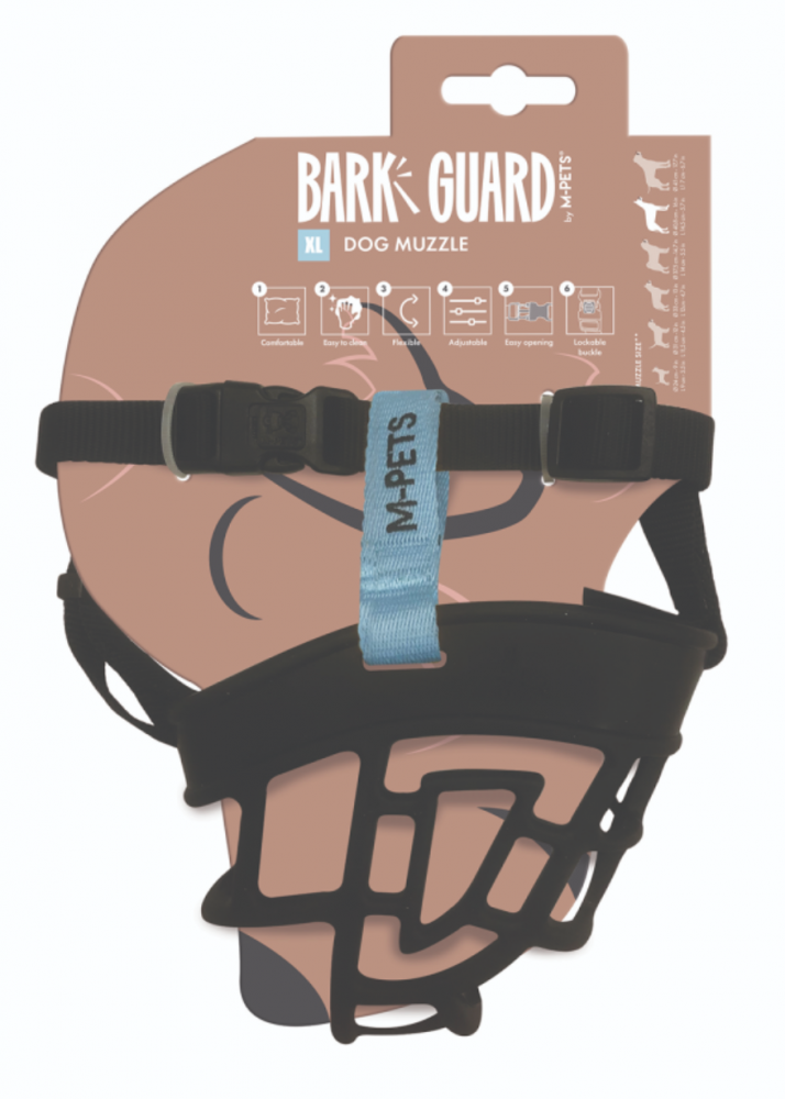 Намордник ТПЭ термопластичный эластомер XL, 20 x 17 x 9 см, дл 14 см, окр. 37.5 см