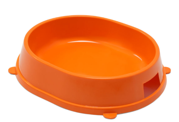 Миска для кошек и собак Triol пластиковая "Карамель", 0,2л. Цвет микс