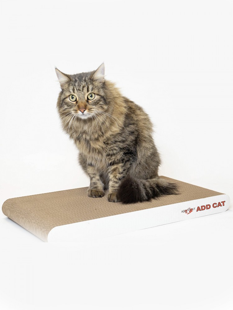 Когтеточка гафрокартон БОЛЬШАЯ волна 56*30*10см