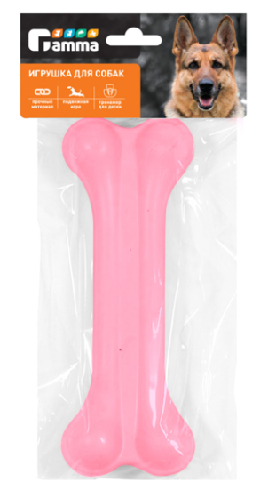 Игрушка для собак из резины "Кость литая №4", 160мм, (уп.1шт)