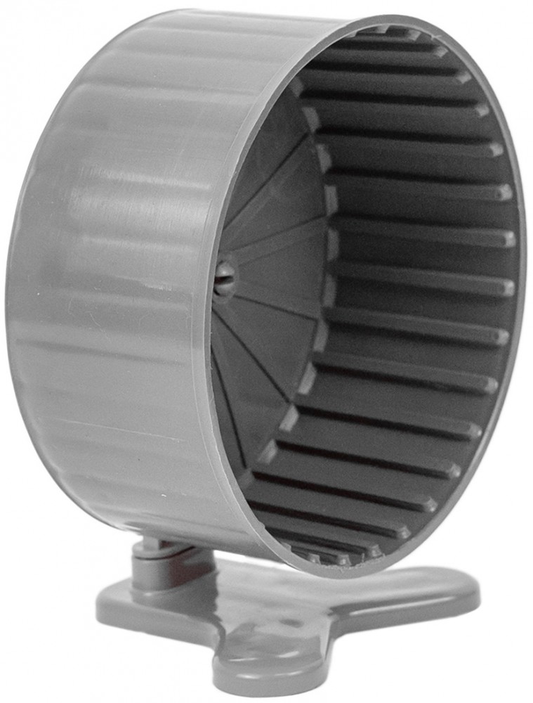 Homepet Колесо беговое для грызунов, полузакрытое с подставкой пластиковое, 14 см