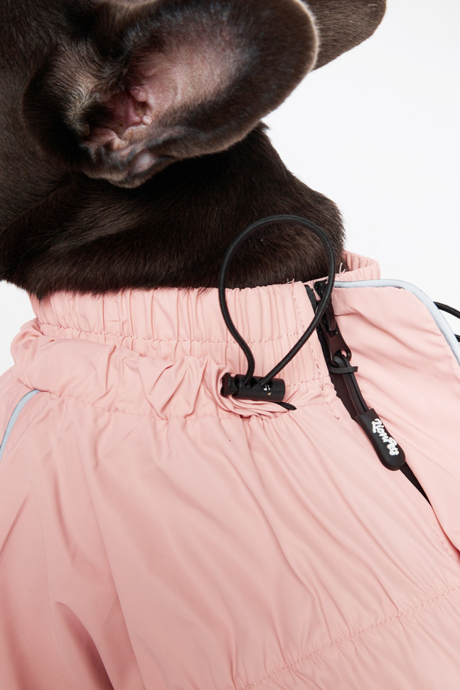 Дождевик LionPets Французский бульдог LPK9025-121 на девочку Цвет: Пудровый