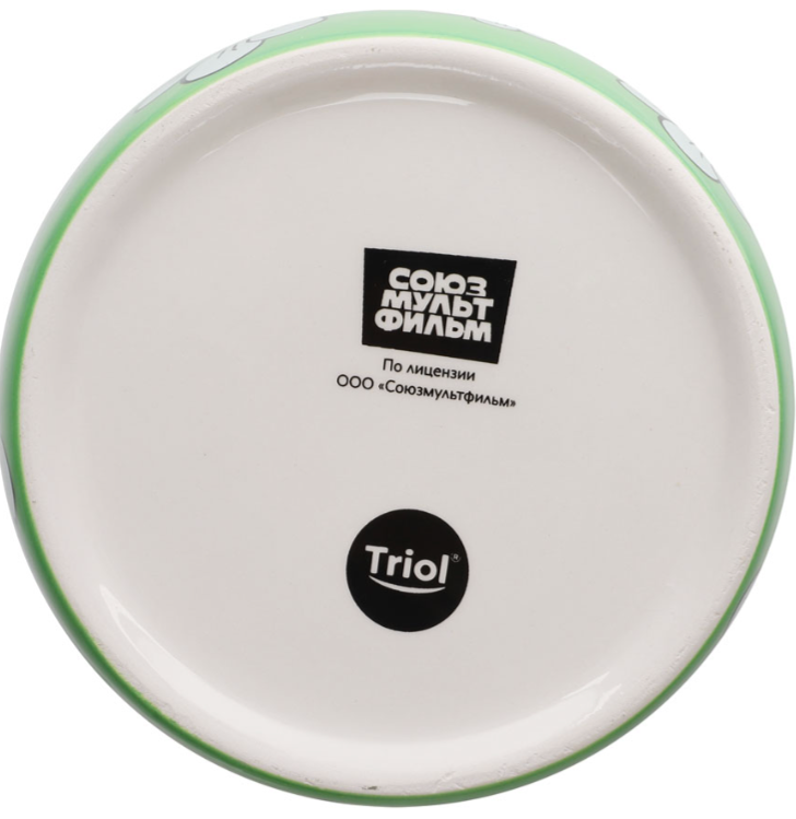 Triol СОЮЗМУЛЬТФИЛЬМ Миска для мелких животных керамическая "Заяц", 0.25л