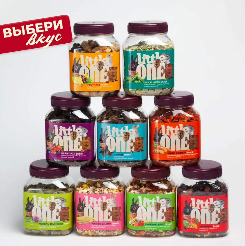 Лакомство Little One Фруктовая смесь для грызунов 180 г